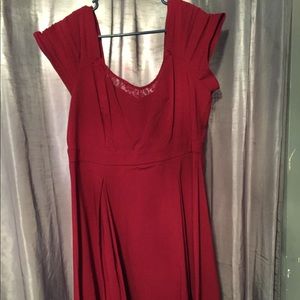 Red torrid skater dress.. size 20